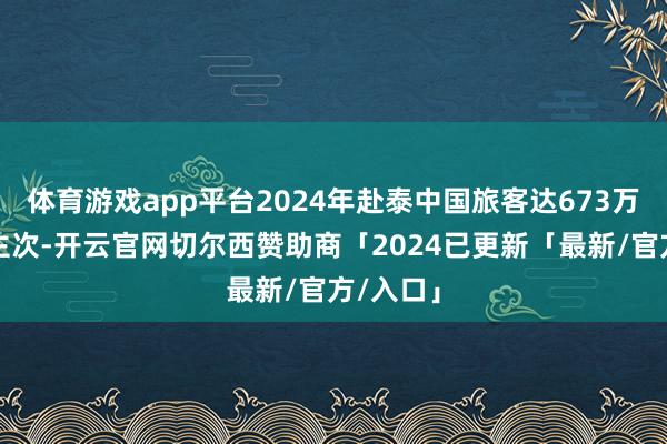 体育游戏app平台2024年赴泰中国旅客达673万东说念主次-开云官网切尔西赞助商「2024已更新「最新/官方/入口」