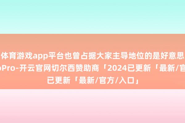 体育游戏app平台也曾占据大家主导地位的是好意思国品牌GoPro-开云官网切尔西赞助商「2024已更新「最新/官方/入口」